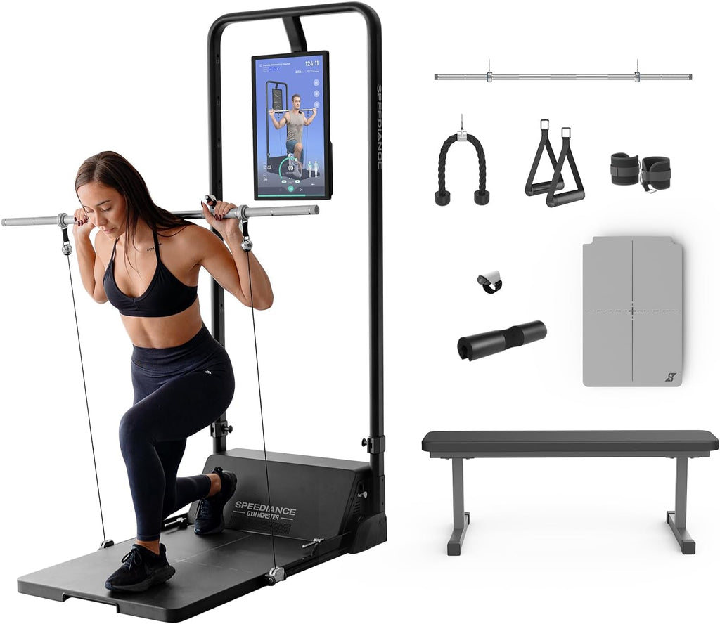 Speediance All-in-One Smart Home Gym, Smart Fitness Trainer Equipment, Total Body Resistance Training Machine, Strength Training Machine - Best all in one home gym - grandgoldman.com