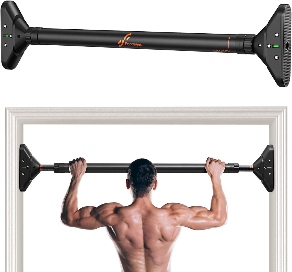 Sportneer Pull Up Bar Strength Training Chin up Bar without Screws - Best Pull Up Bars for Home Gym (Honest Reviews) - Best chin up bars grandgoldman.com