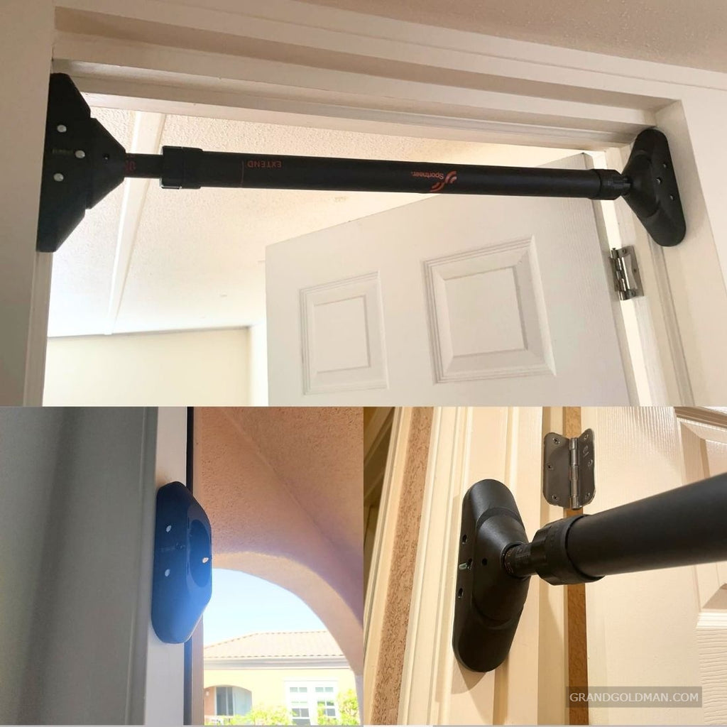 Sportneer Pull Up Bar Strength Training Chin up Bar without Screws - Best Pull Up Bars for Home Gym (Honest Reviews) - Best chin up bars grandgoldman.com
