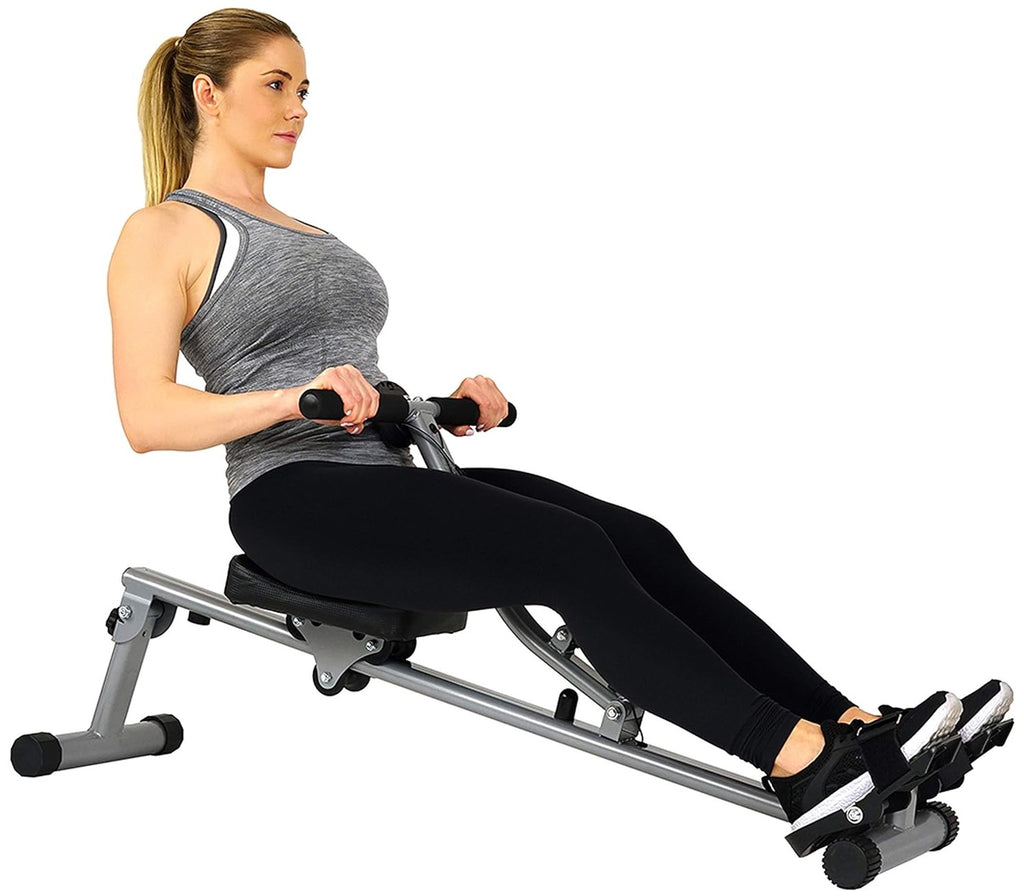 Sunny Health & Fitness Compact Adjustable Rowing Machine - Best Home Gym Equipment for Limited Space Reviews - grandgoldman.com