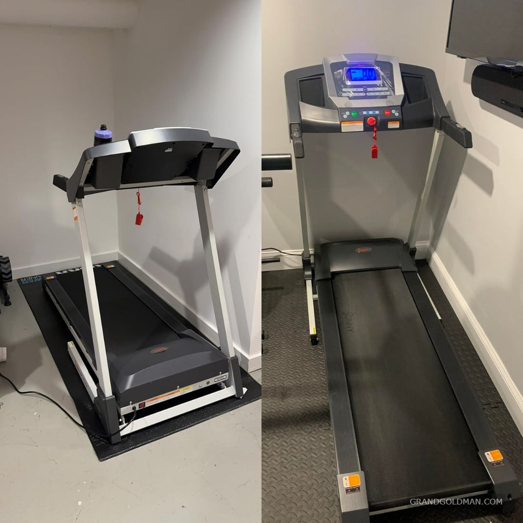 Sunny Health & Fitness Premium Treadmill with Auto Incline - Best Treadmills for Home Gym Reviews - grandgoldman.com