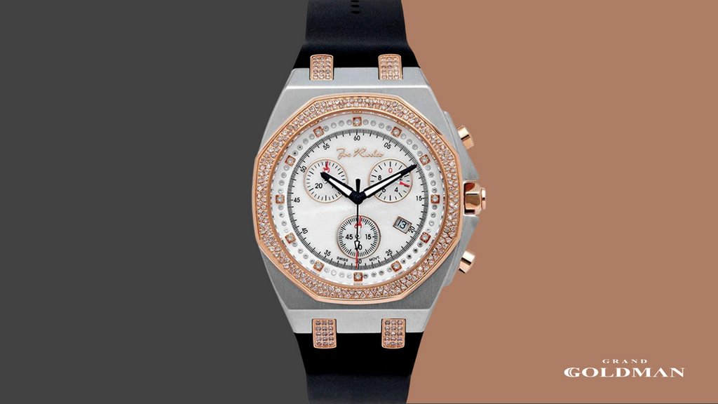 Montre Joe Rodeo Panama en diamant de 2,15 ct - 12 meilleures montres en diamant de moins de 1 000 $ pour les hommes économes - GRANDGOLDMAN.COM