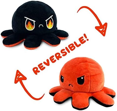 TeeTurtle - The Original Reversible Octopus Plushie - Best weird gift ideas and stuff on amazon - weird gift website weird gift cards weird gift for friend - grandgoldman.com