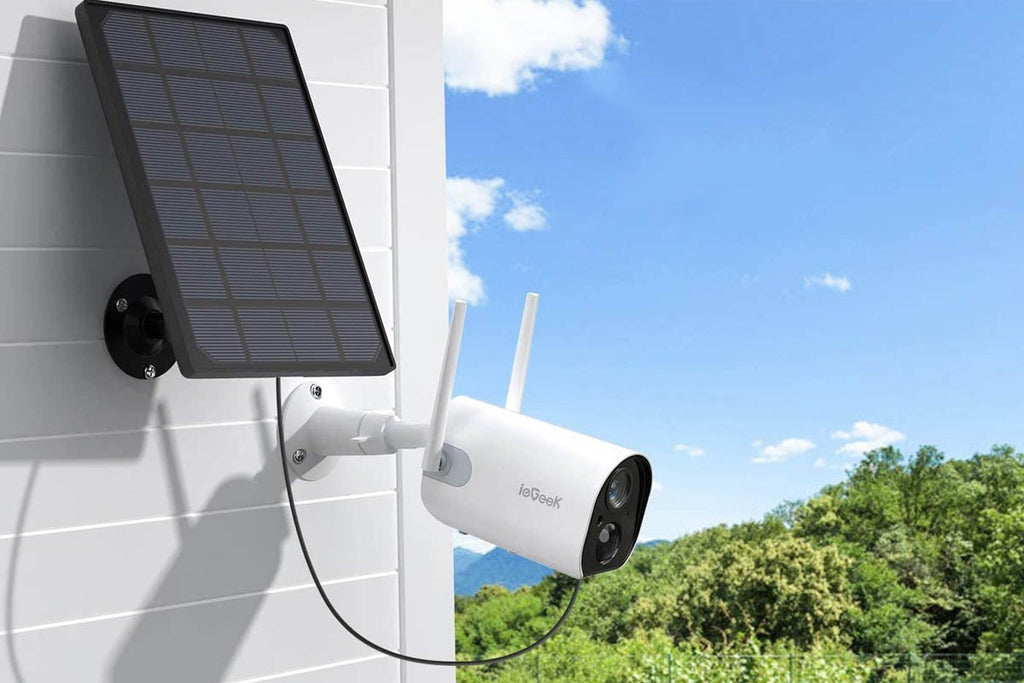 2K Solar Camera Security Outdoor with Spotlight & Siren, AI Detection Wireless Cameras for Home Security, 3MP Color Night Vision/2-Way Talk/Compatible with Alexa - Best Solar Powered Security Camera - GRANDGOLDMAN.COM