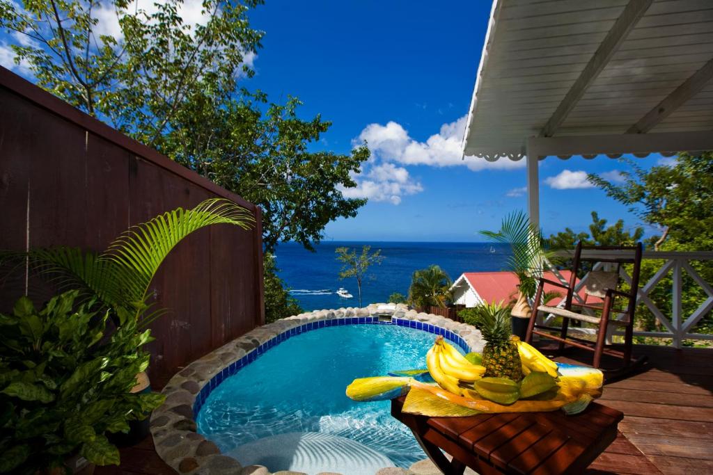 Ti Kaye Resort & Spa - Les meilleurs complexes hôteliers de Sainte-Lucie avec PISCINE PRIVÉE - grandgoldman.com