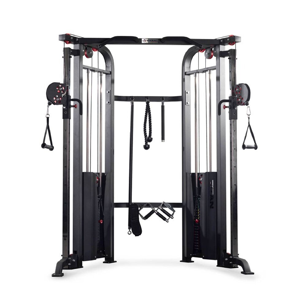 Titan fitness Functional Trainer - den bedste alt-i-én hjemmegymnastikmaskine - grandgoldman.com