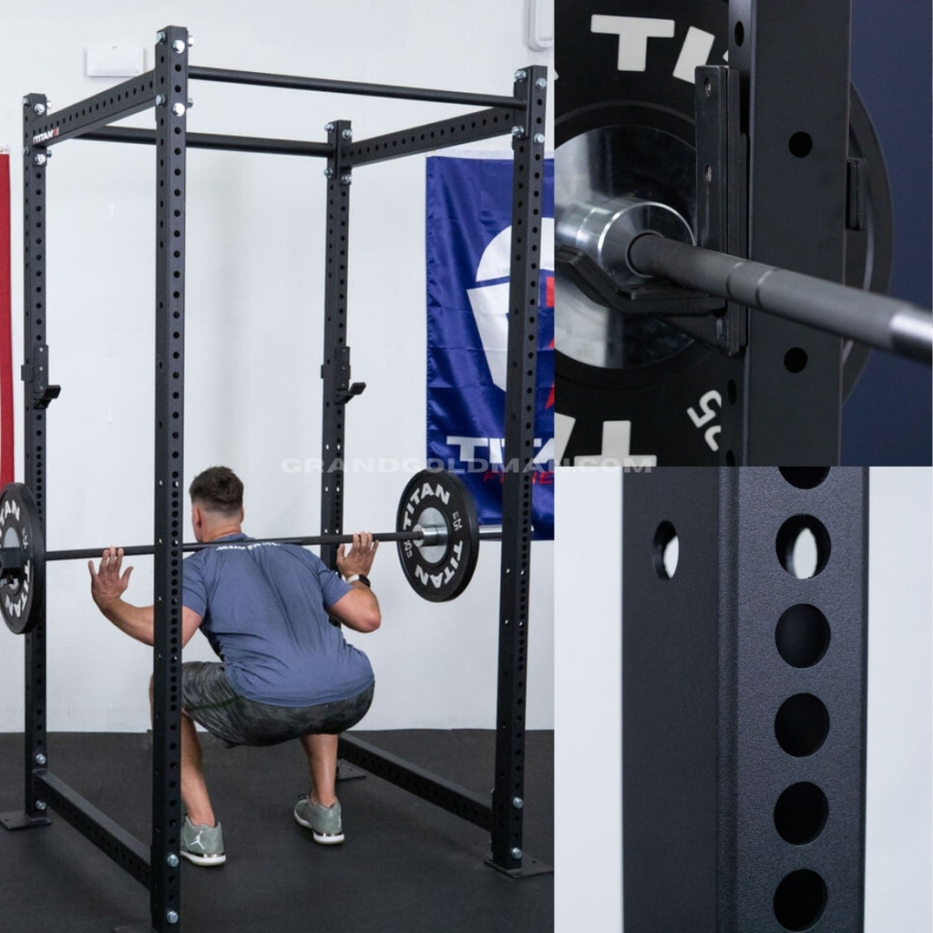 Titan fitness T-3 Series Power Rack - Best Power Racks For Home Gym (Smith Cage Reviews) - GRANDGOLDMAN.COM