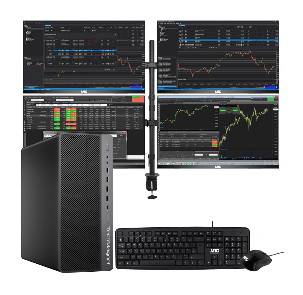Ordinateur de bureau de trading TechMagnet - Meilleurs ordinateurs et ordinateurs portables de trading pour les actions et le Forex (Amazon) - GRANDGOLDMAN.COM