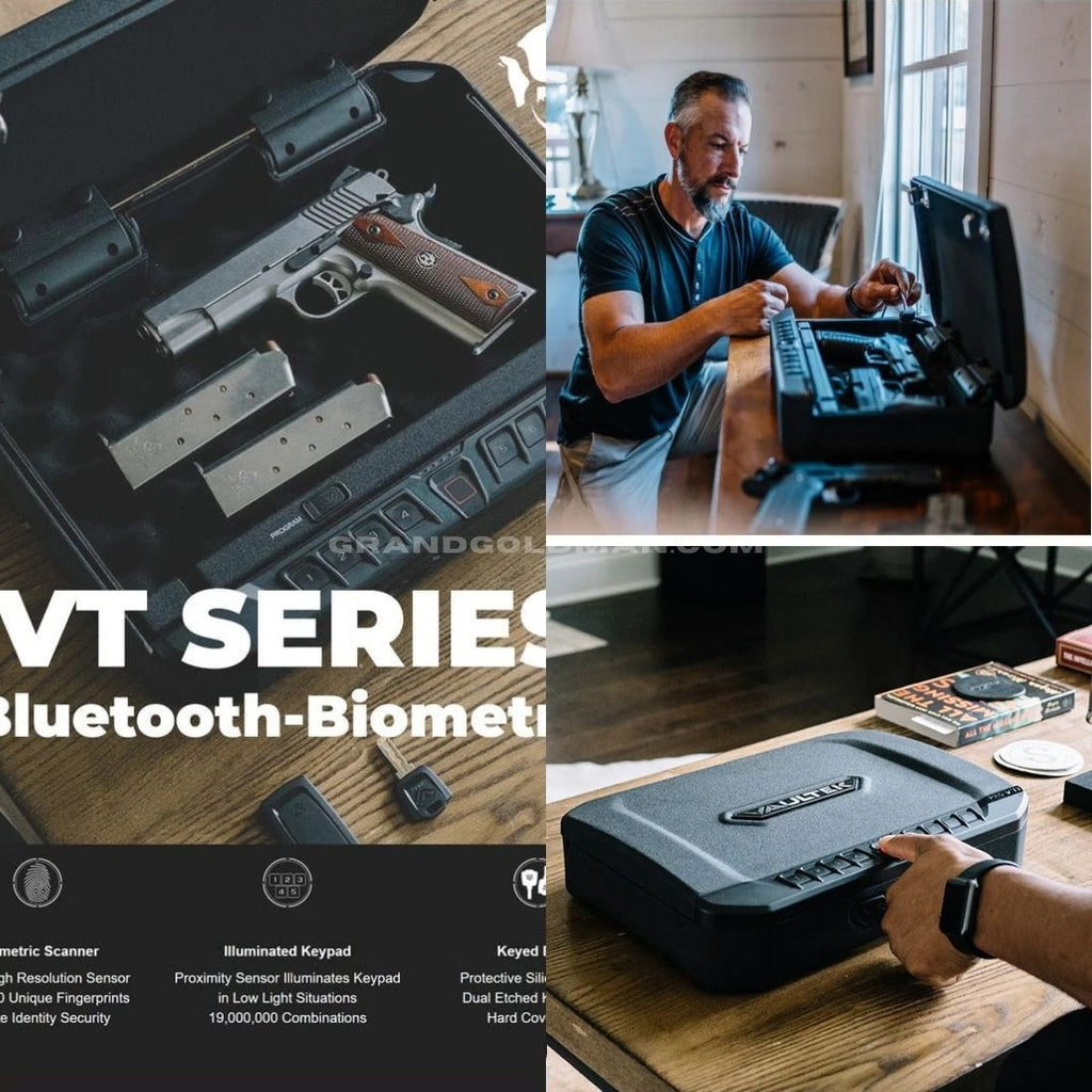 VAULTEK Pro VTi Full-Size Rugged Bluetooth Smart Safe (Biometric) - Best Gun Safes for the Money Reviews - GRANDGOLDMAN.COM