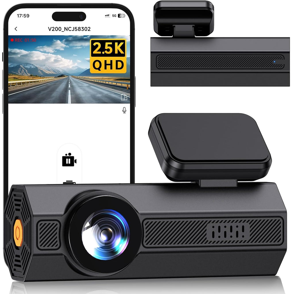 VEEMENT Dash Cam Front 2.5K - Meilleure caméra de tableau de bord pour les camionneurs - GRANDGOLDMAN.COM