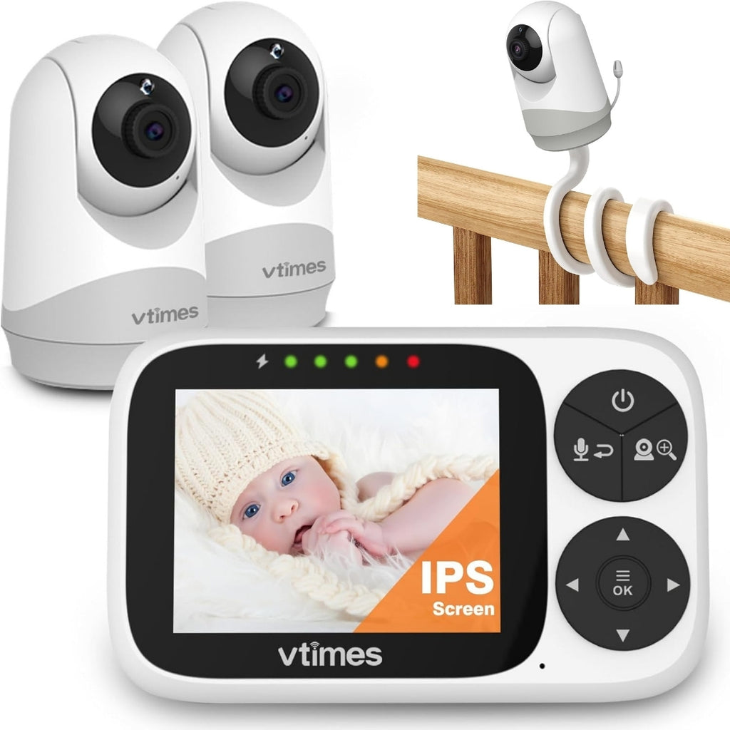 VTIMES VT302 Baby Monitor Camera - Best baby monitor without wifi -   GRANDGOLDMAN.COM