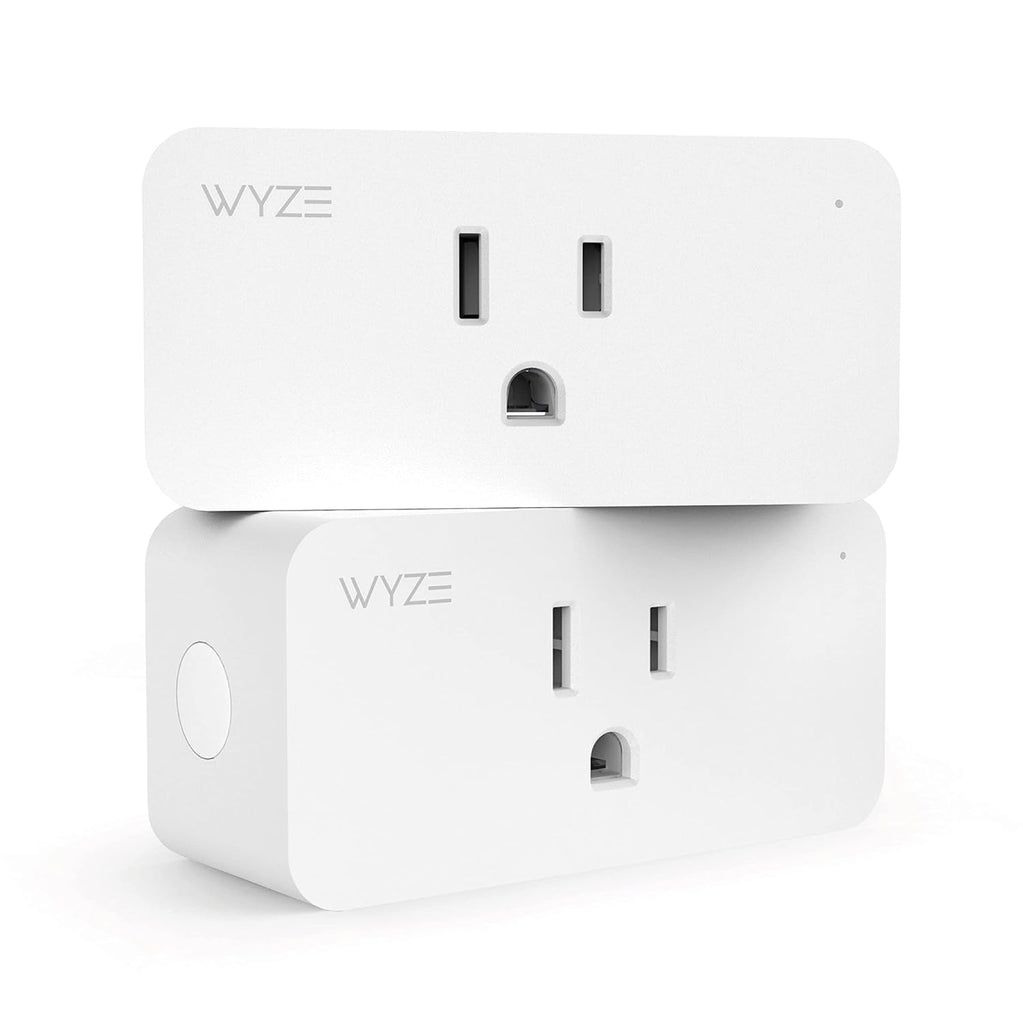 Wyze-stik, 2,4 GHz WiFi Smart-stik, Fungerer med Alexa, Google Assistant, IFTTT, No Hub Required, Two-Pack, Hvid - bedste smart-stik - grandgoldman.com