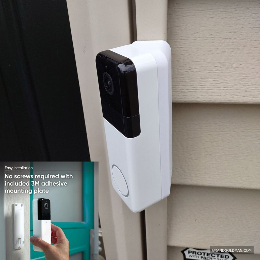 Wyze Wireless Video Doorbell Pro (Chime Included), 1440 HD Video, 11 Aspect Ratio 11 Head-to-Toe View, 2-Way Audio, Night Vision 2 - Best Doorbell Camera for Apartments Amazon (Renters Reviews) / BEST VIDEO DOORBELS / grandgoldman.com