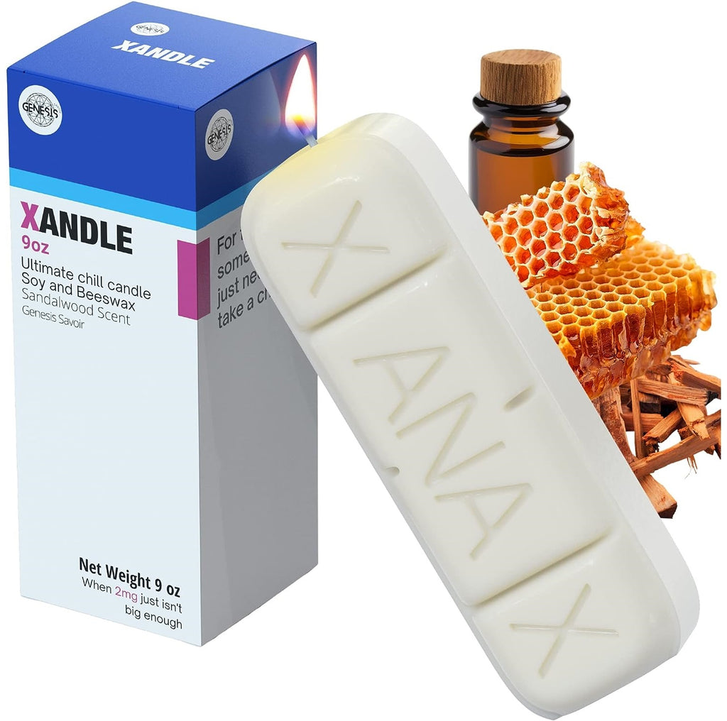 Xanax Candle with Gift Box - XANDLE - Best Weird Gift Ideas & Stuff for Friends - GRANDGOLDMAN.COM
