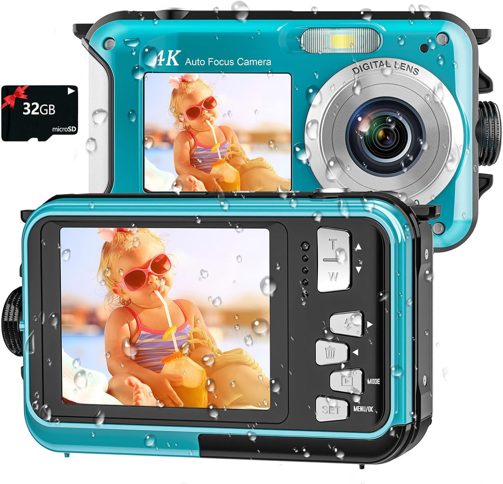 YISENCE 4K Underwater Camera 11FT Waterproof: Best Underwater Snorkeling Camera for Swimming - Best Underwater Camera for Snorkeling Reviews - GRANDGOLDMAN.COM