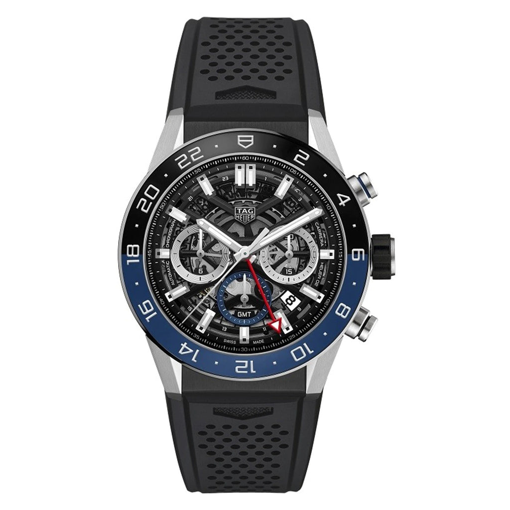 Montre pour homme TAG HEUER Carrera chronographe automatique 45 mm - Meilleures montres de plongée de luxe pour hommes des profondeurs - GRANDGOLDMAN.COM