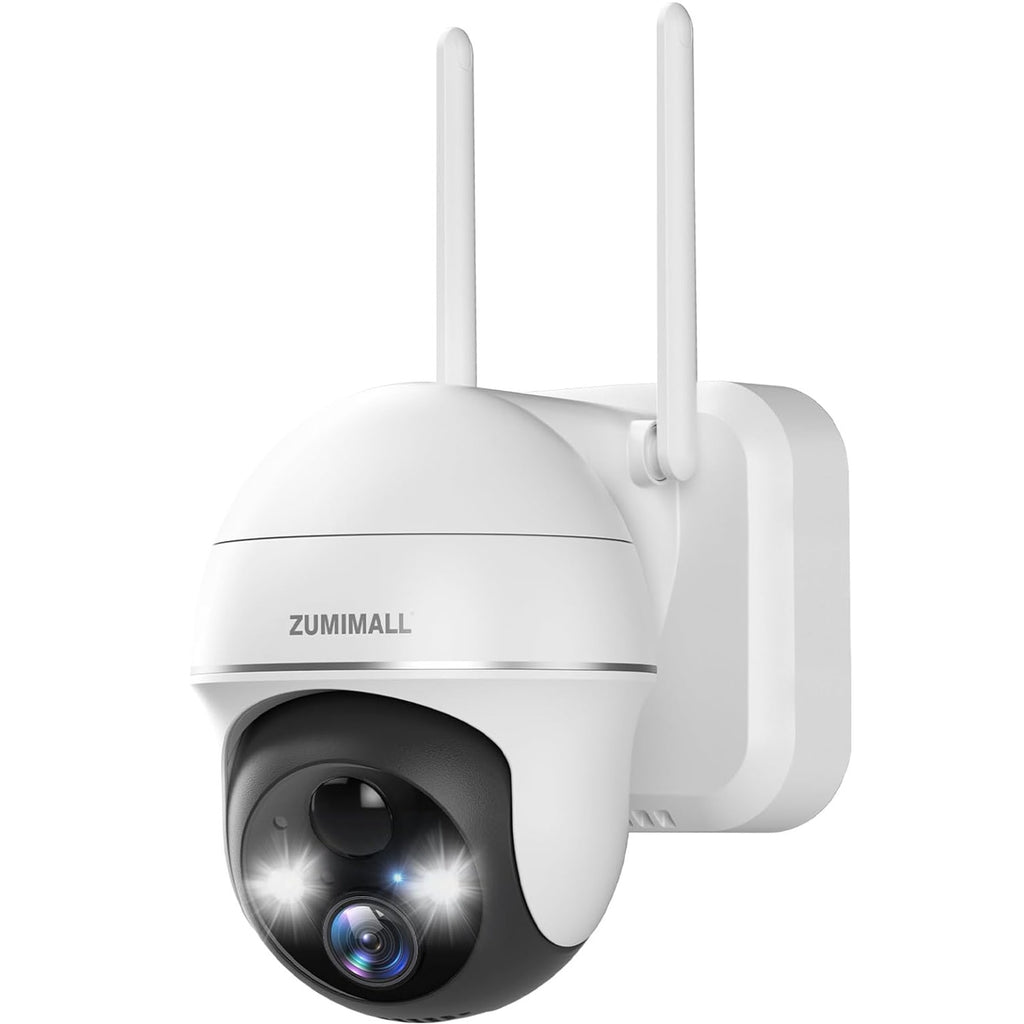 ZUMIMALL Security Cameras Wireless Outdoor WiFi 2K 360°: Best Reliable Performance - Best Solar Powered Security Camera - GRANDGOLDMAN.COM