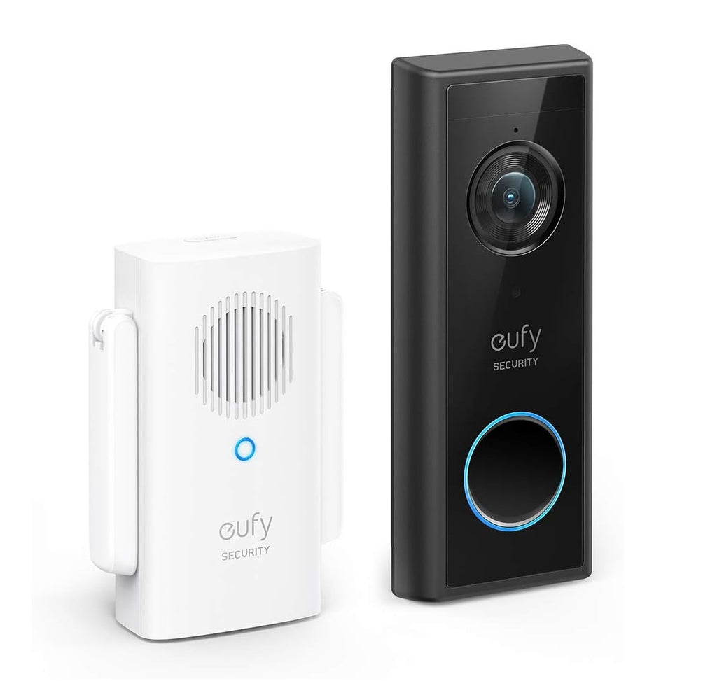 eufy Security, Battery Video Doorbell C210 Kit, Wire-Free Doorbell, Free Wireless Chime, Wi-Fi Connectivity, 1080p-Grade Resolution, No Monthly Fees - Best Doorbell Camera for Apartments Amazon (Renters Reviews) / BEST VIDEO DOORBELS / grandgoldman.com