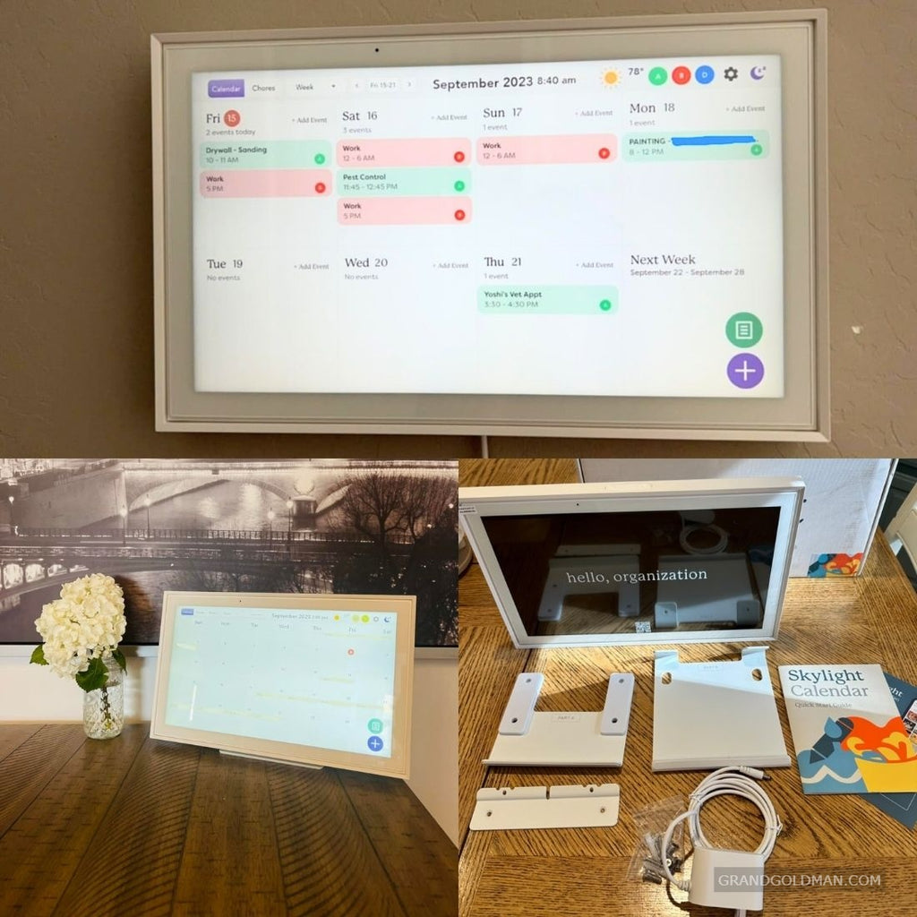 Skylight Calendar - Best Digital Wall Calendars for Seniors and Families (Tested) - GRANDGOLDMAN.COM