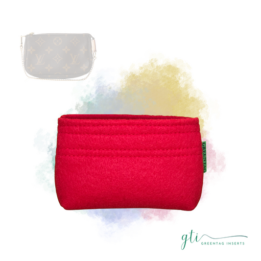 GreenTag, Bags, Felt Insert Organizer For Mini Pochette