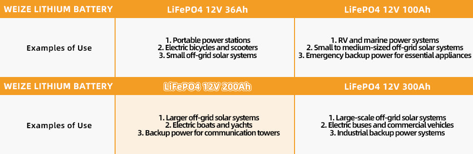 BATTERIE MONOBLOC LIFEPo4 WATERPROOF 12,8V 200Ah 2560WH - Batterie Multi  Services