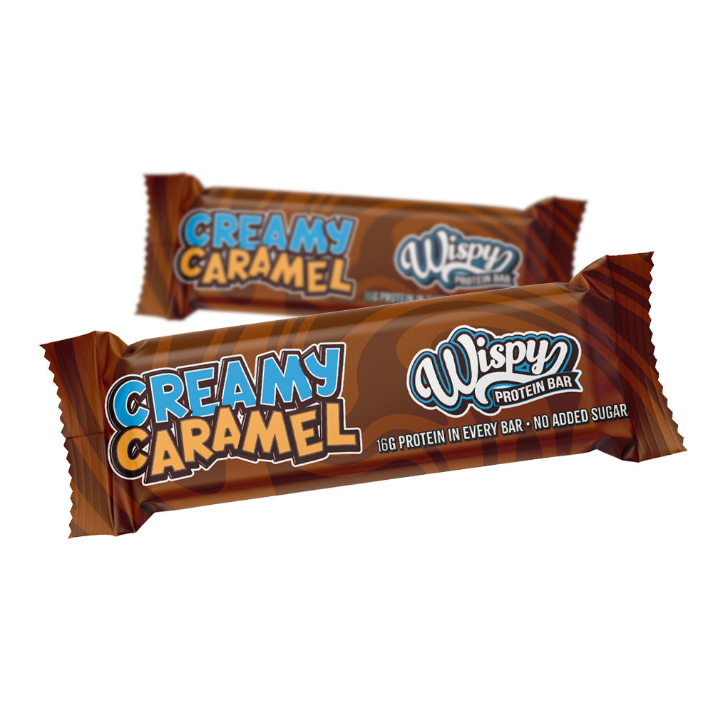 Wispy Protein Bar - Creamy Caramel (55g) - Musclehouse.se product image