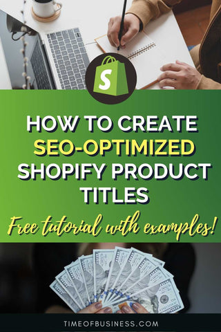 how to create seo-optimized Shopify product titles