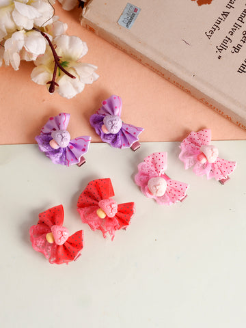 Set of 6 Lace Mushroom Alligator Hair Clip Set for Women Online