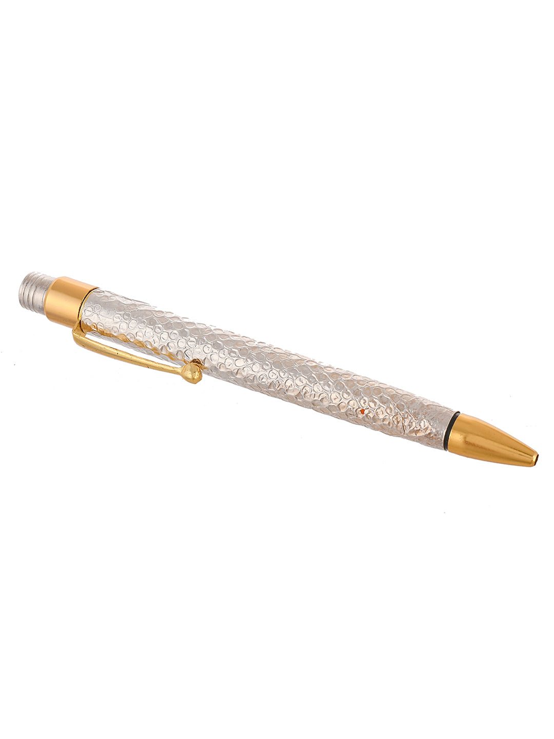 Buy Scriveiner Silver Chrome Fountain Pen (Fine), Award Winning Luxury Pen,  Heavy Pocket Pen with 24K Gold Finish, Schmidt Nib, Converter, Best EDC  Writing Pen Gift Set for Men & Women, Nice
