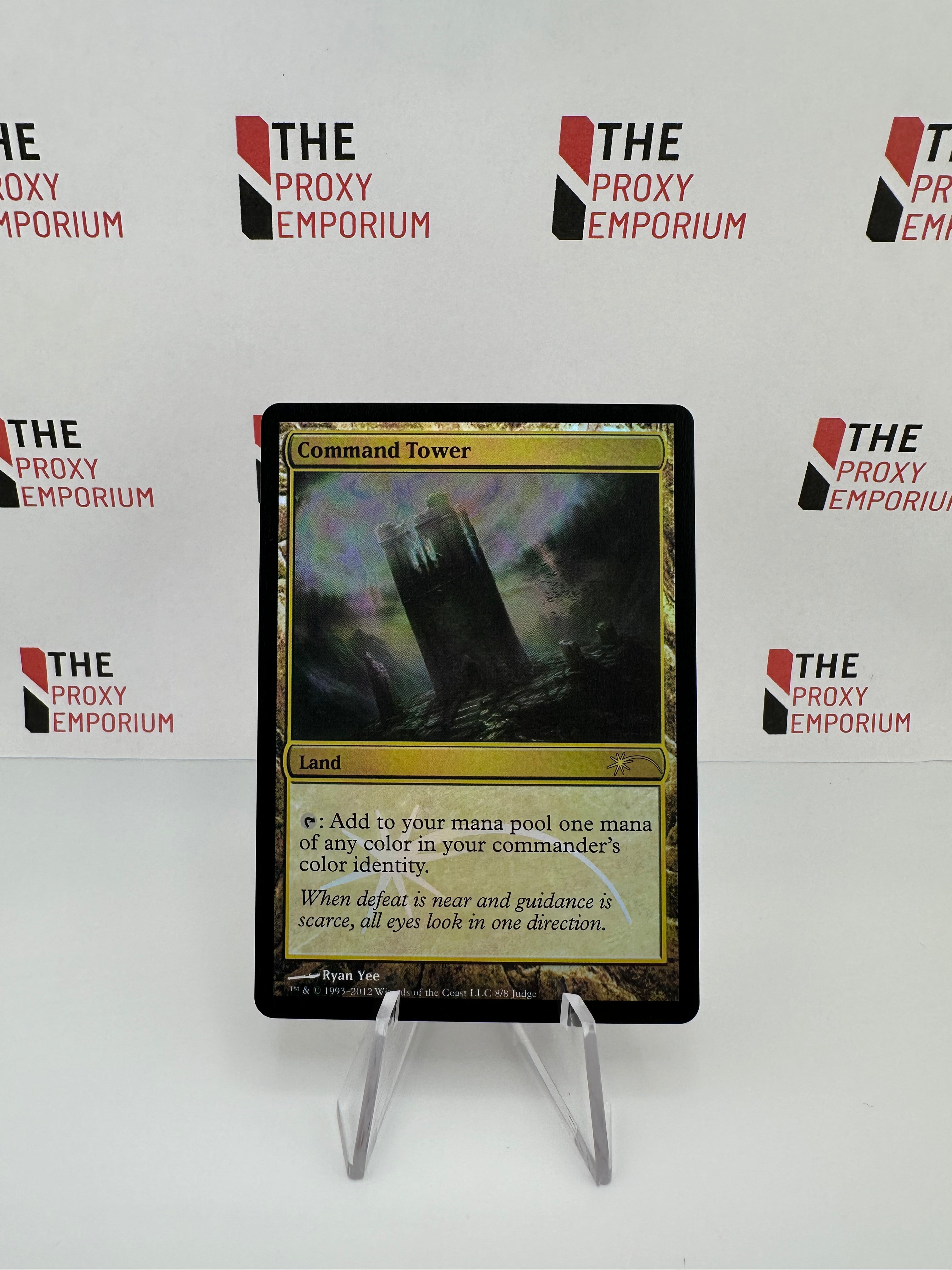 Command Tower (FOIL) - Judge Gift Cards 2012 - Magic The Gathering Card