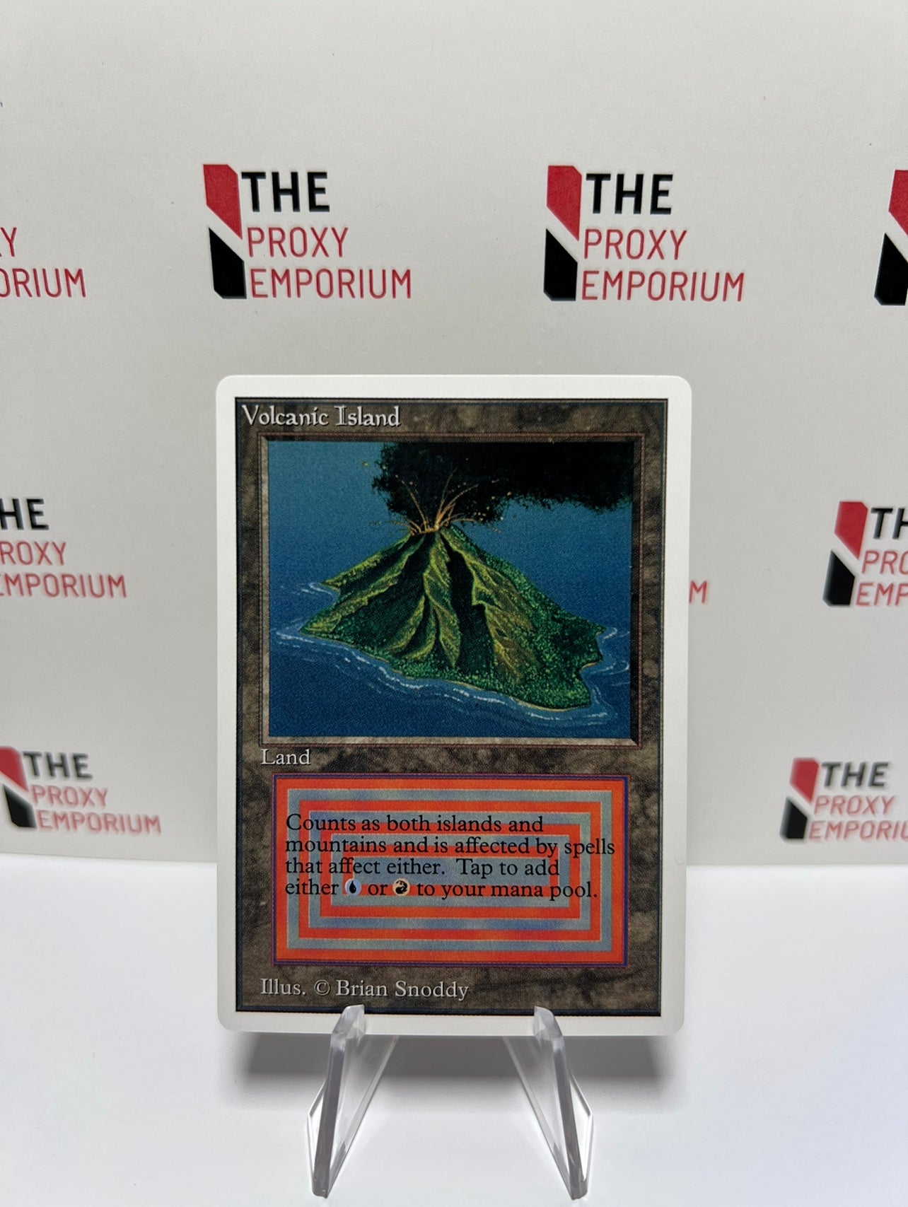 Volcanic Island - Beta - Magic The Gathering Proxy Card – The