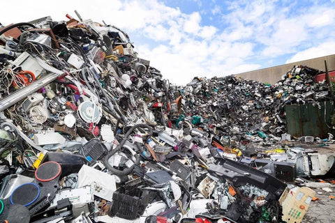 E-waste pile
