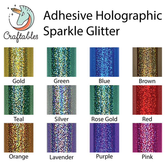 Silver Holographic Sparkle Heat Transfer Vinyl Sheets By Craftables –  shopcraftables