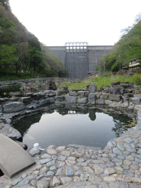 湯原温泉の砂湯