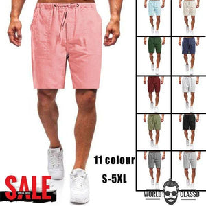 (🎁2024 New Year Hot Sale🎁)Men's Cotton and linen loose casual shorts - GiantNebula