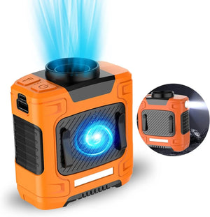 2024 Upgrade Rechargeable Cooling and Heatstroke Prevention Waist Clip Fan Up to 25H - GiantNebula