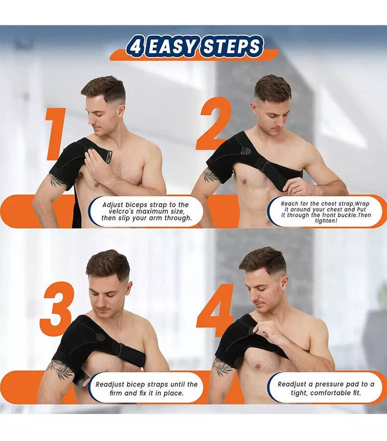How to Use a Shoulder Support Brace with Compression