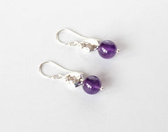 Amethyst earrings