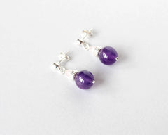 Amethyst Studs