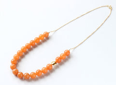 aventurine gold necklace