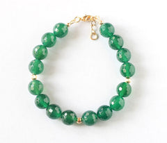 green agate bracelet