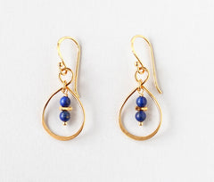 Lapis Lazuli Link Earrings