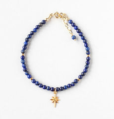 north star lapis bracelet