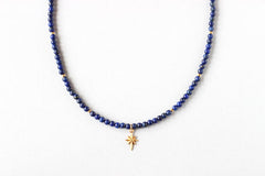 north star lapis necklace