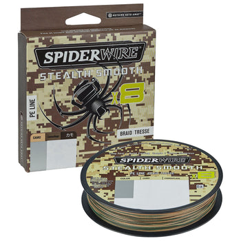 Spiderwire Stealth Smooth X8 40lb Blue camo Braid