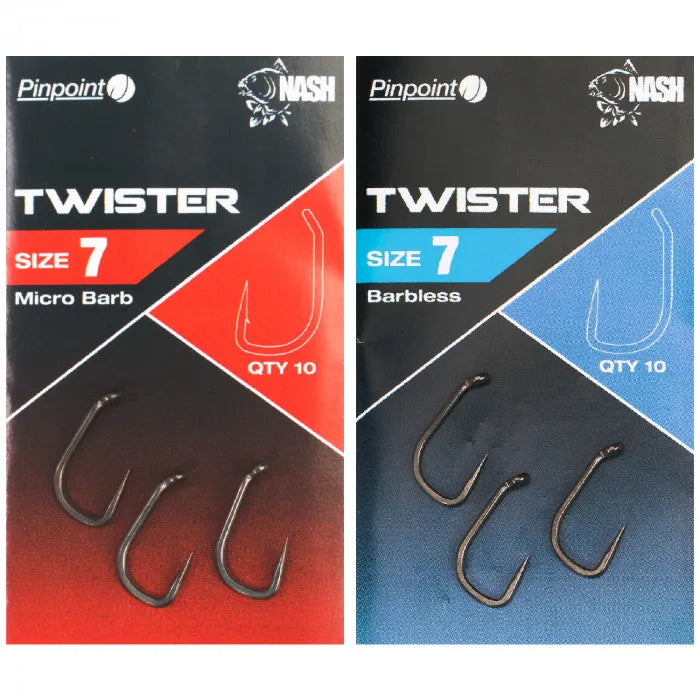 Nash Pinpoint Chod Twister Hooks – The Tackle Company
