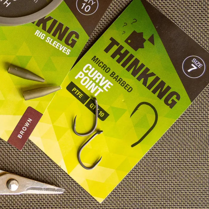 Thinking Anglers Curve Shank Barbless Hooks
