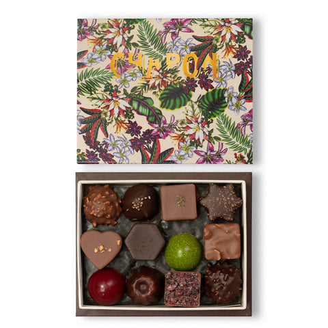 Boite chocolat luxe en coeur