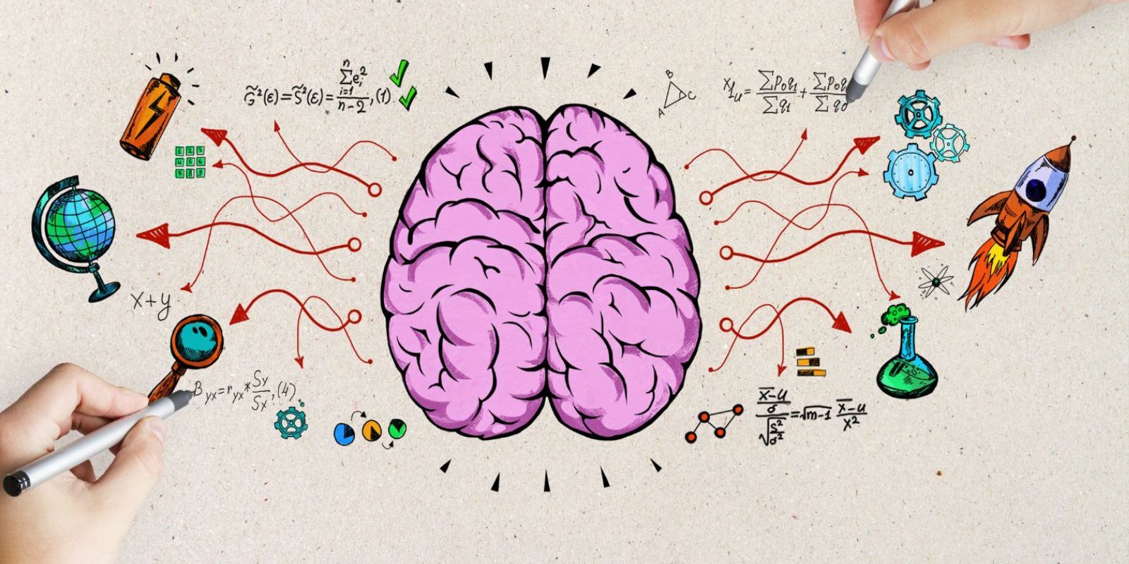 cerveau à une vitesse étonnante