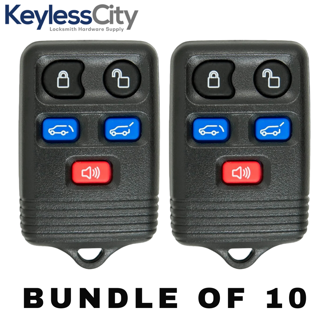 10 X 1998-2012 Ford Expedition / 5-Button Keyless Entry Remote w/Liftgate / PN: 3L7T-15K601-AA / FCC: CWTWB1U551 (BUNDLE OF 10)